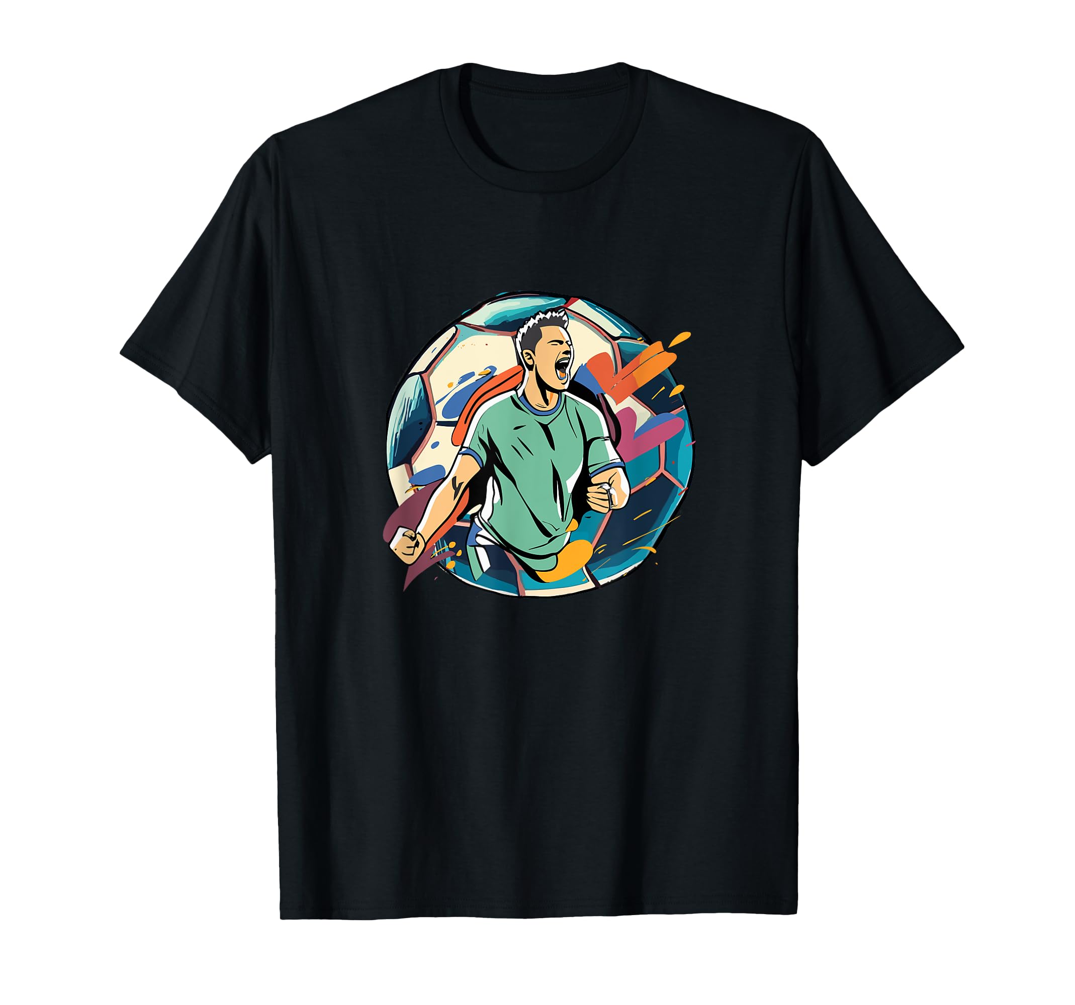 Soccer Celebration Love Beautiful Game T-Shirt - Minimalist Print Men Women