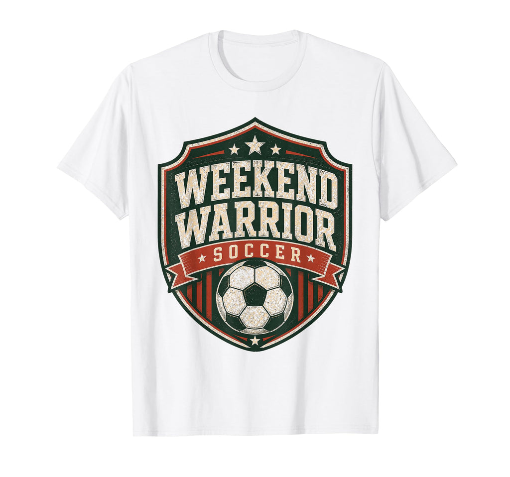 Football Collection Soccer Weekend T-Shirt - Graphic Print for Adults