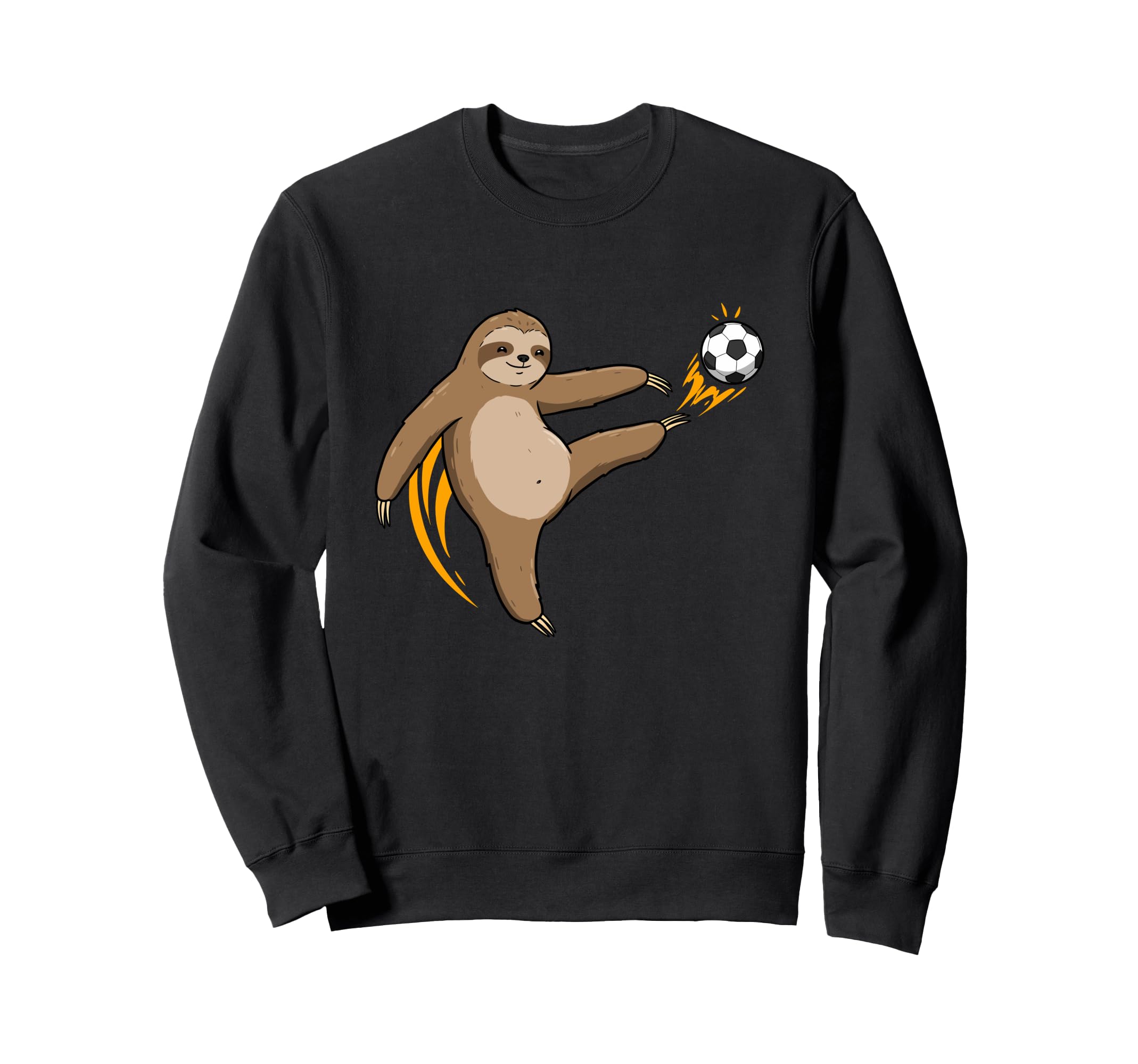 Playful Sloth Football Star Champion Sweatshirt - Streetwear Style Unisex
