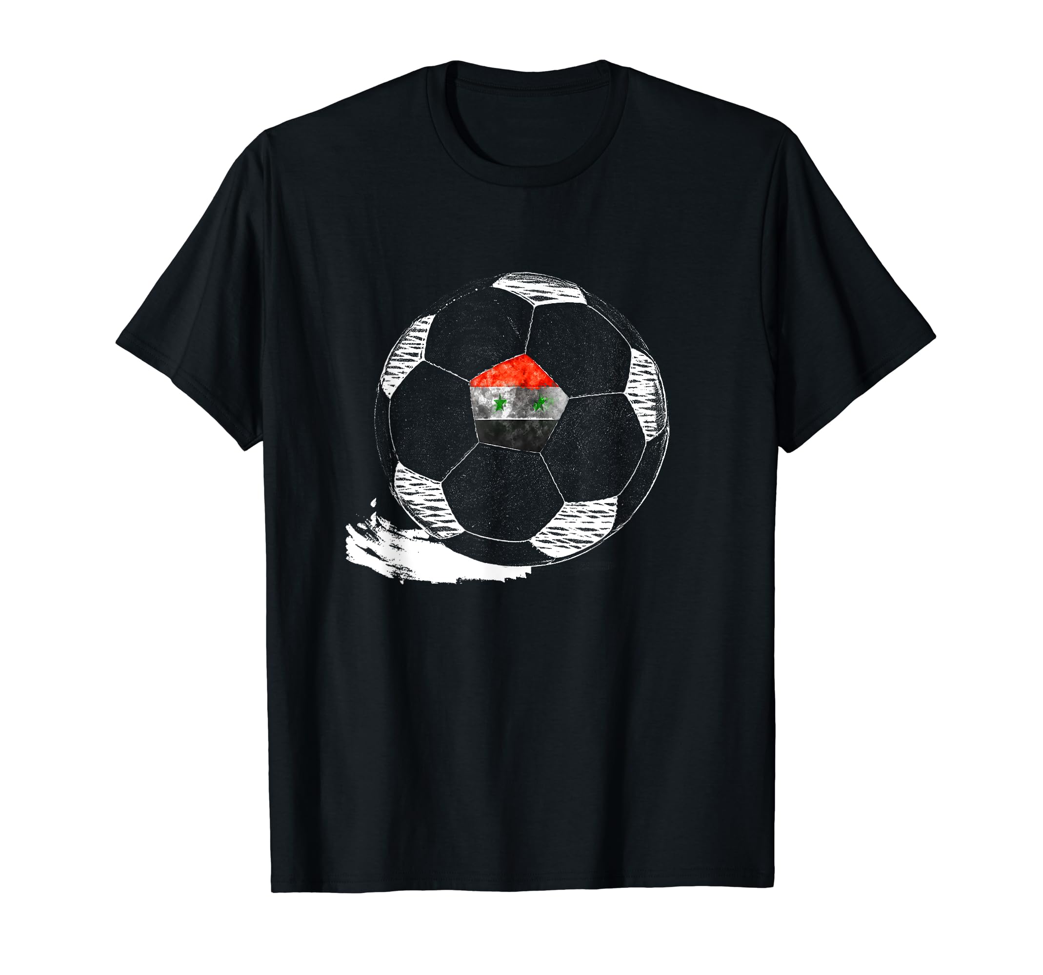 Soccer Syria Flag Syrian Pride T-Shirt - Novelty Apparel Unisex