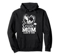 Senior Mom Class 2026 Soccer Hoodie - Novelty Apparel for Adults