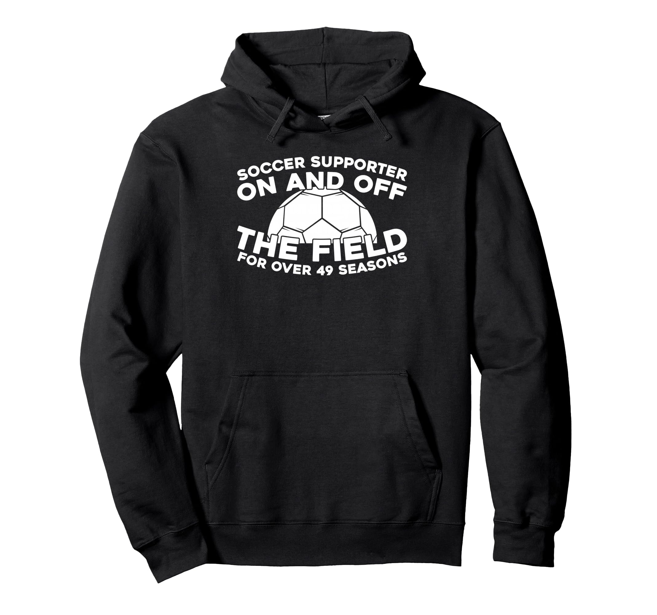 49 Years Old Soccer Sports Player Team Hoodie - Trendy Graphic for Adults