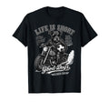Patterdale Terrier Ride Motorbike T-Shirt - Minimalist Print Men Women