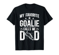 Proud Soccer Goalie Dad Soccer Keeper Dad T-Shirt - Novelty Apparel Unisex