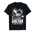 Proud Senior Mom Class 2026 Soccer T-Shirt - Aesthetic Graphic Unisex