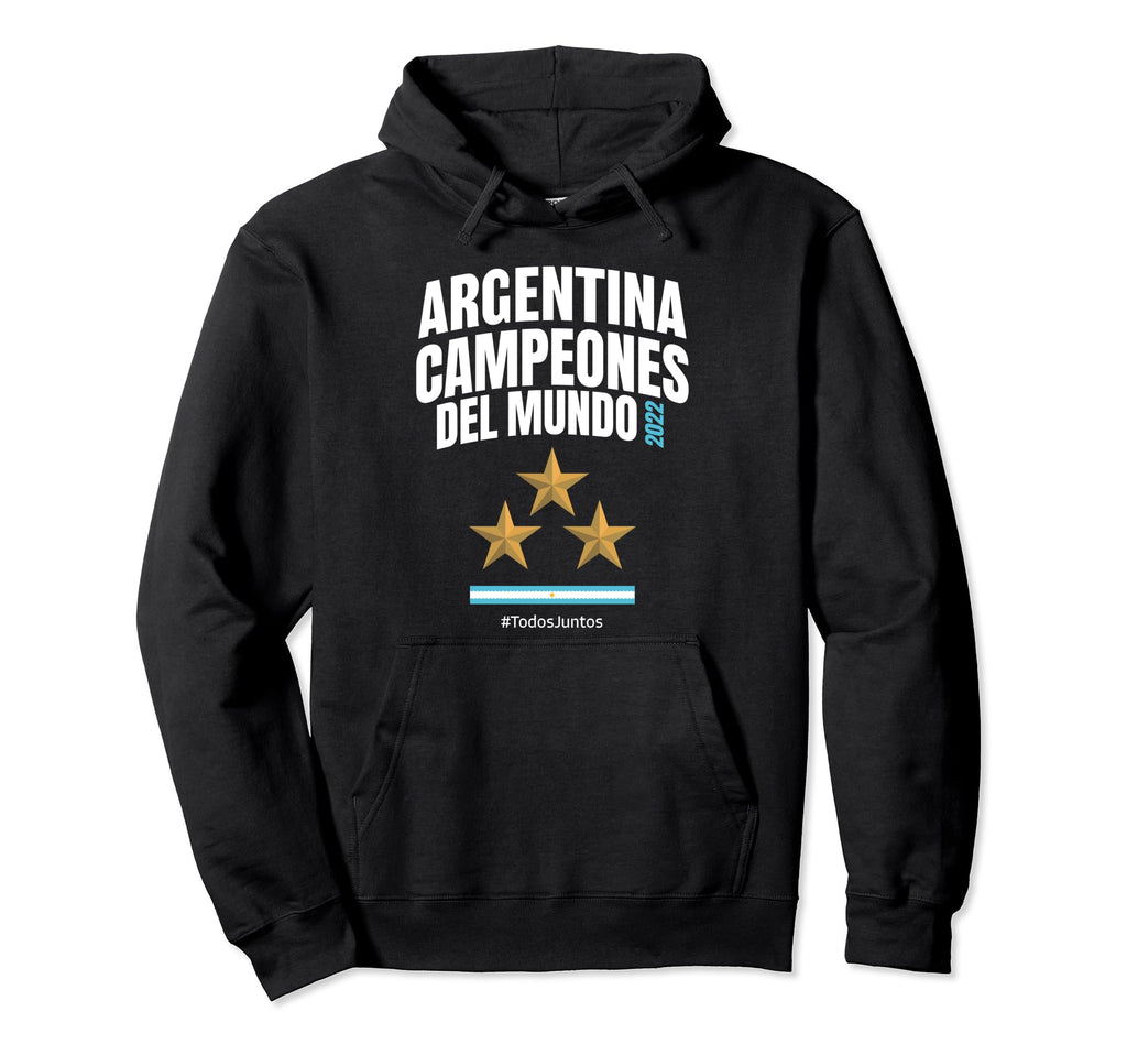 Argentina World Champion 2022 Soccer Fans Hoodie - Streetwear Style Unisex