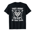 Proud Soccer Goalie Aunt Soccer T-Shirt - Aesthetic Graphic Men Women