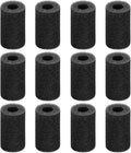 AQUANEAT 12-Pack Pre-Filter Sponge for Aquarium Shrimp Fry Fish Tank Filter Intake 0.6 Inch, Replacement Foam Cover