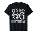 Its My Six 6Th Birthday Soccer Bday T-Shirt - Graphic Print Men Women