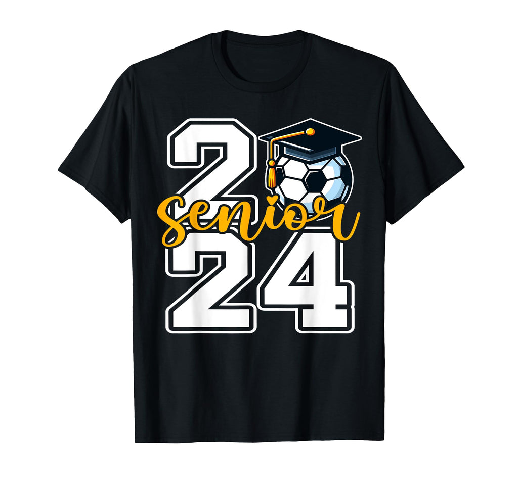 Senior 2024 Soccer Senior Class 2024 T-Shirt - Minimalist Print Unisex