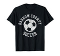 Barrow County Soccer Distressed 90S T-Shirt - Aesthetic Graphic for Adults