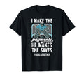 Funny Hockey Goalie Mother Hockey T-Shirt - Streetwear Style Unisex