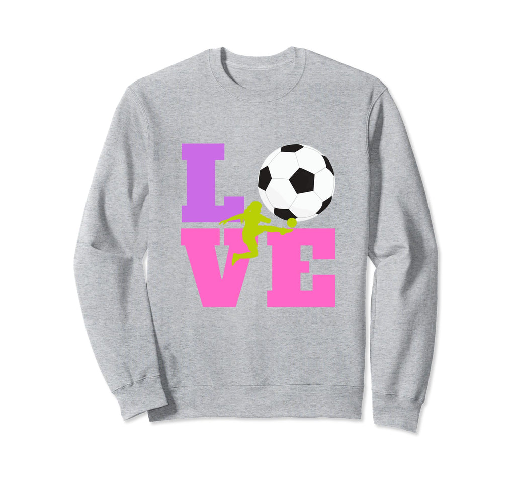 Soccer Soccer Player Love Soccer Sweatshirt - Fun Novelty Design for Adults