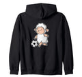 Soccer Animal Ball Fan Football Sport Hoodie - Custom Art Print Unisex