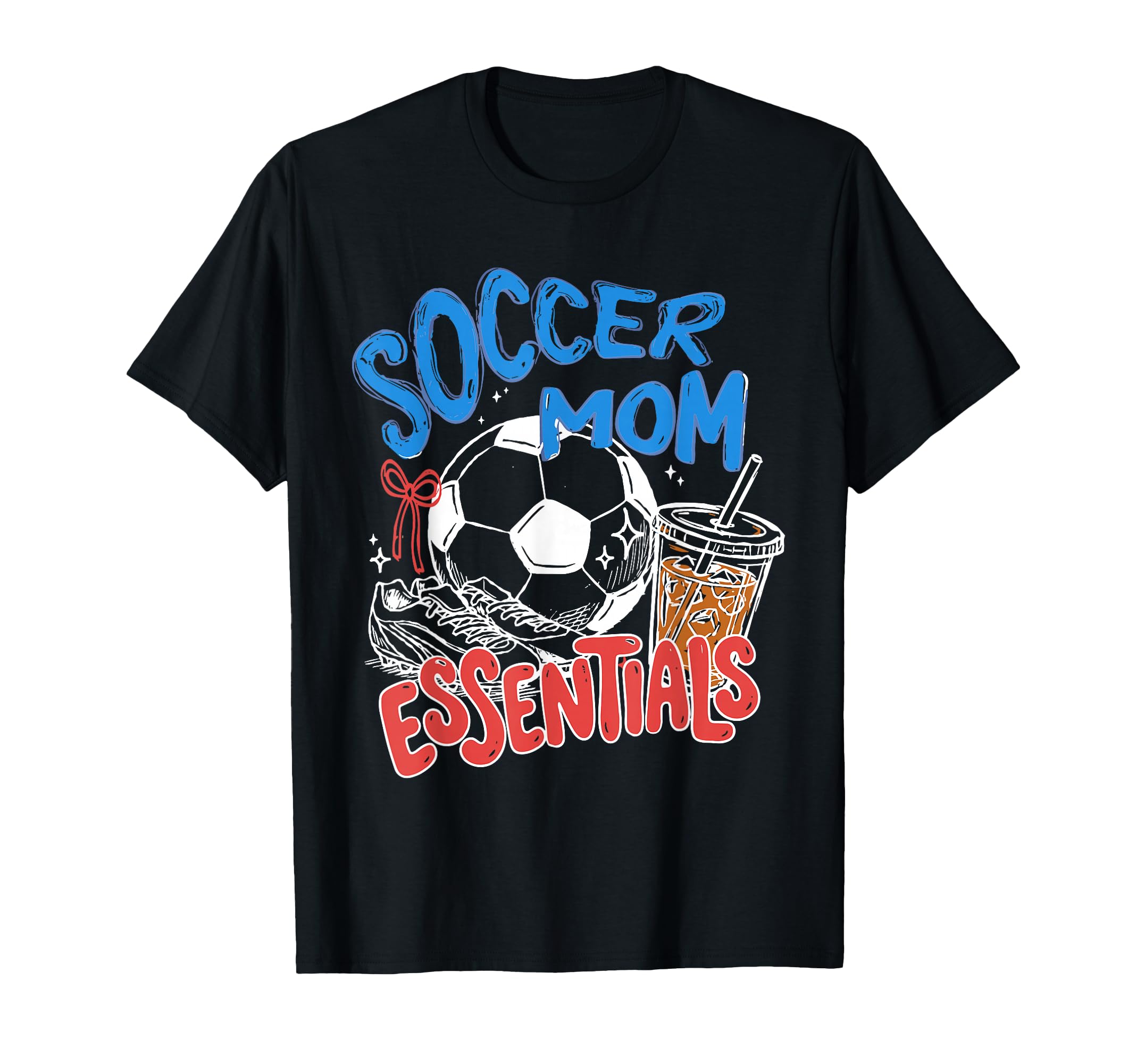 Soccer Mom Essentials Mothers Day Game T-Shirt - Novelty Apparel Men Women