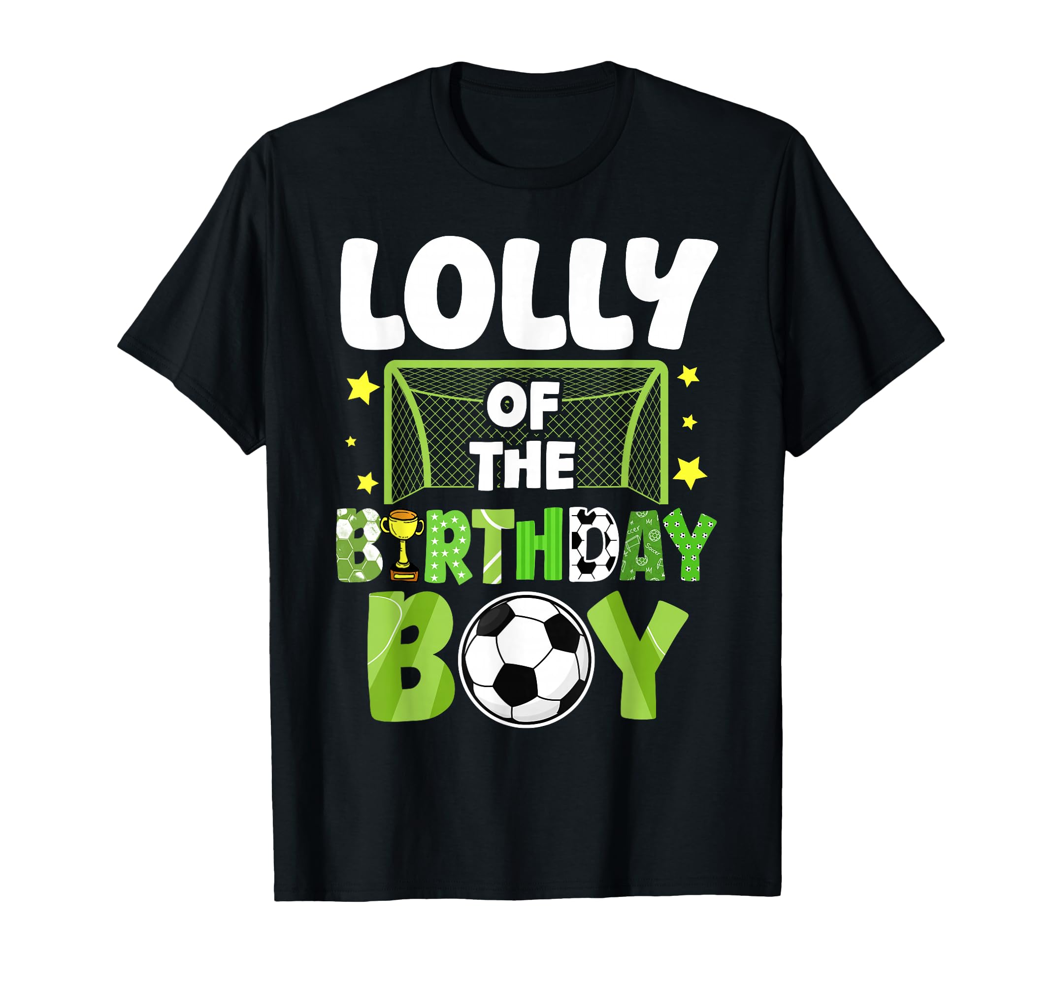 Soccer Lolly Birthday Party Family T-Shirt - Custom Art Print Unisex