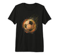 Lightning Soccer Ball Sports Futbol T-Shirt - Novelty Apparel Unisex