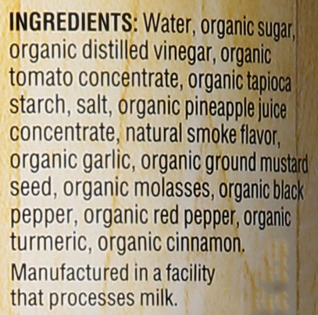 Woodstock Organic Hickory BBQ Sauce, 18 oz (Case of 12) - Gluten-Free Condiment