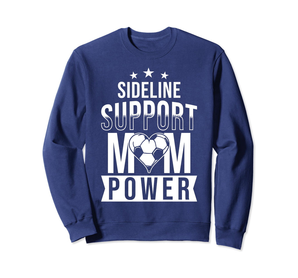 Soccer Mom Game Day Sideline Support Sweatshirt - Trendy Graphic Unisex