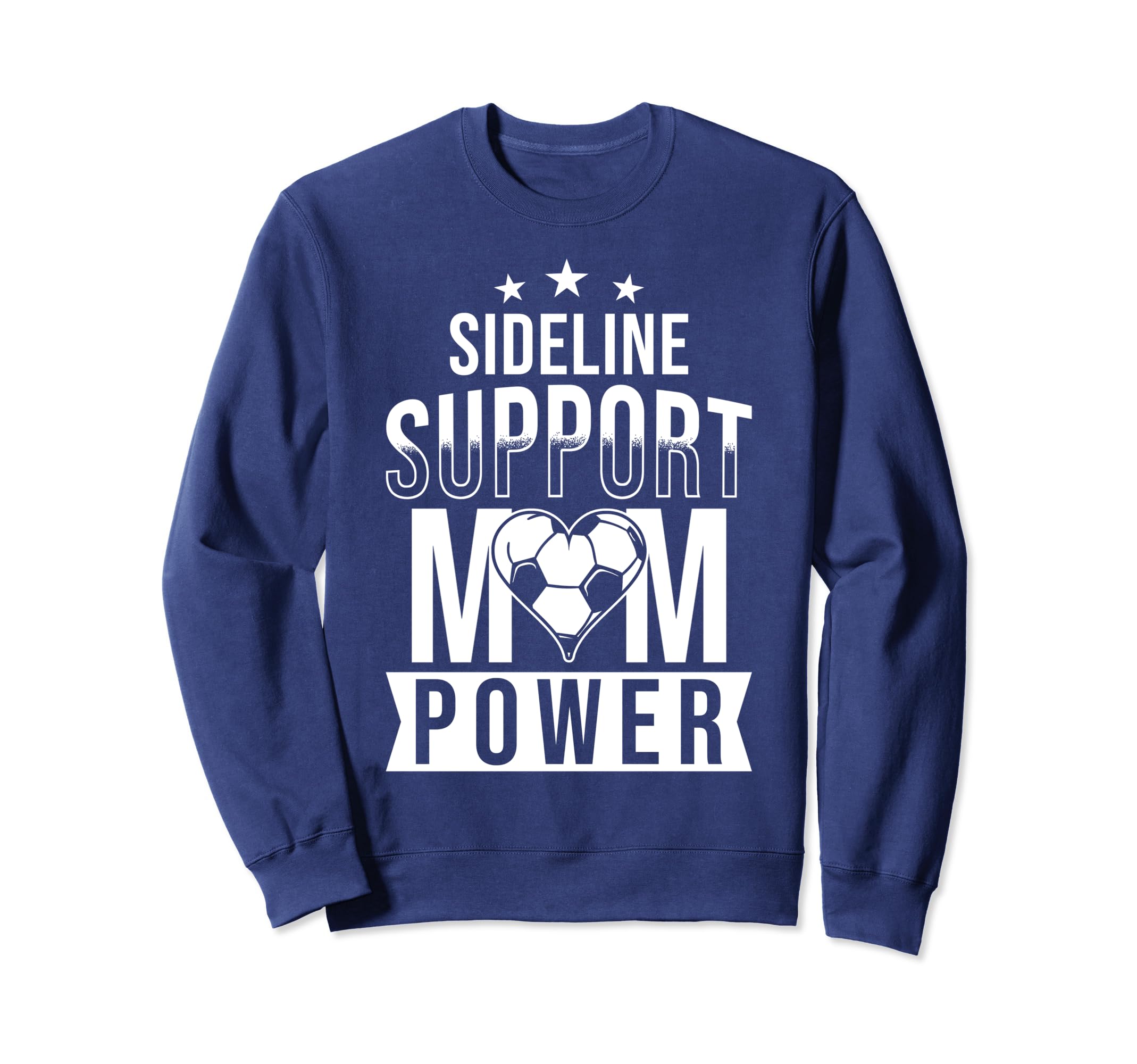 Soccer Mom Game Day Sideline Support Sweatshirt - Trendy Graphic Unisex