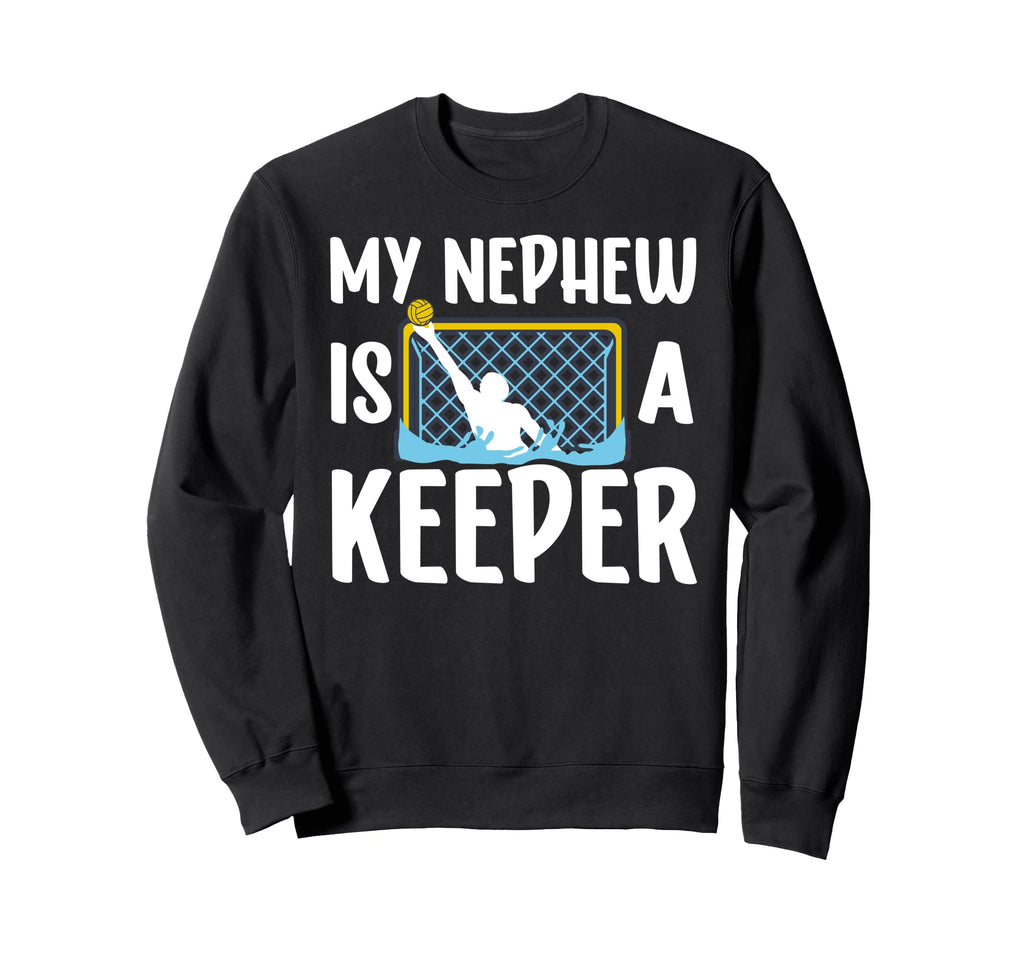 Proud Water Polo Keeper Aunt Water Sweatshirt - Trendy Graphic Men Women