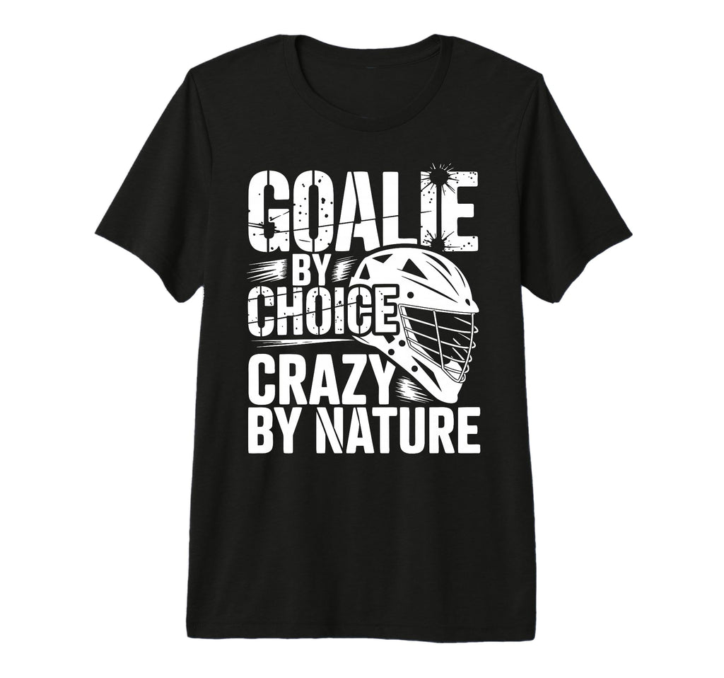 Lacrosse Goalie Lax Goalkeeper Tri Blend T-Shirt - Novelty Apparel Unisex