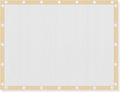 VICLLAX Shade Fabric Sun Shade Cloth with Every 2 FT Grommets for Patio Garden Pergola Cover Canopy 3x8 FT, Cream