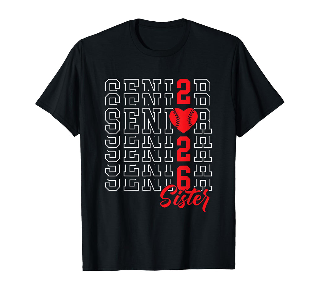 Baseball Senior Sister Graduation T-Shirt - Aesthetic Graphic Men Women