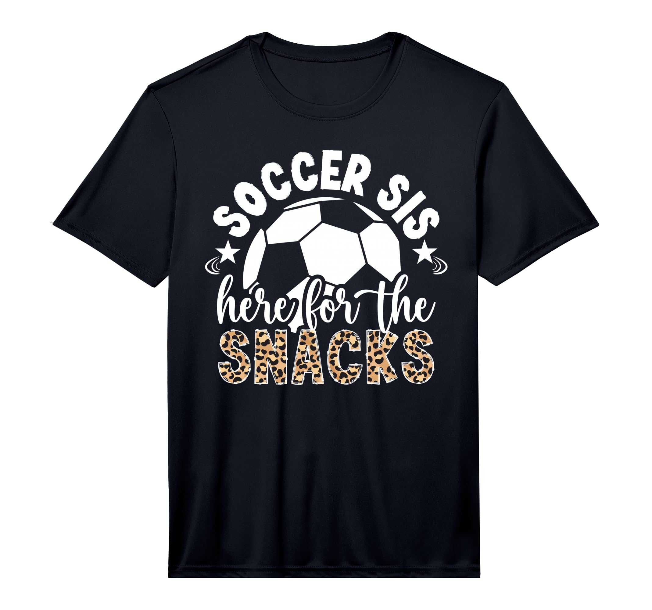 Soccer Sis Here Snacks Soccer Sister T-Shirt - Unique Graphic Men Women