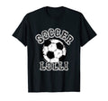 Soccer Ball Distressed Trending Lolli T-Shirt - Trendy Graphic Men Women