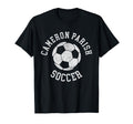 Cameron Parish Soccer Distressed 90S T-Shirt - Unique Graphic Men Women