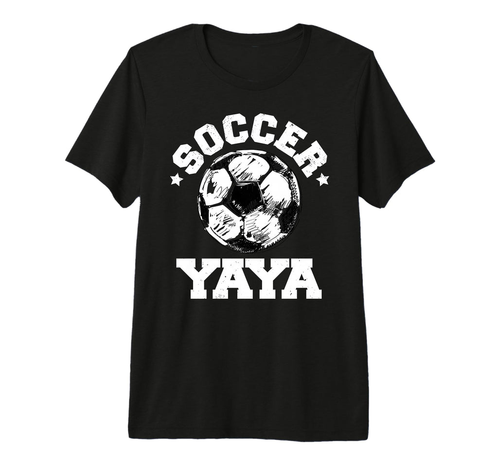 Soccer Yaya Soccer Ball Distressed T-Shirt - Unique Graphic Men Women