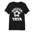 Soccer Yaya Soccer Ball Distressed T-Shirt - Unique Graphic Men Women