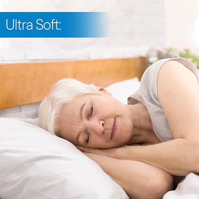 RMS Ultra Soft 4-Layer Washable and Reusable Incontinence Bed Pad - Waterproof Bed Pads, 34"X36" with Two 18" Flaps