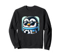 Penguin Bird Soccer Player Ball Sweatshirt - Aesthetic Graphic for Adults