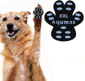 Dog Paw Protector Gripper Traction Pads,Dog Paw Covers,Foot Stickers in Summer Hot/Winter Cold Pavement,Dog Shoes Booties Socks Replacement,12 Sets (48 pcs) XXL Black