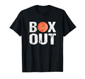Basketball Coach Box Out Novelty T-Shirt - Aesthetic Graphic for Adults