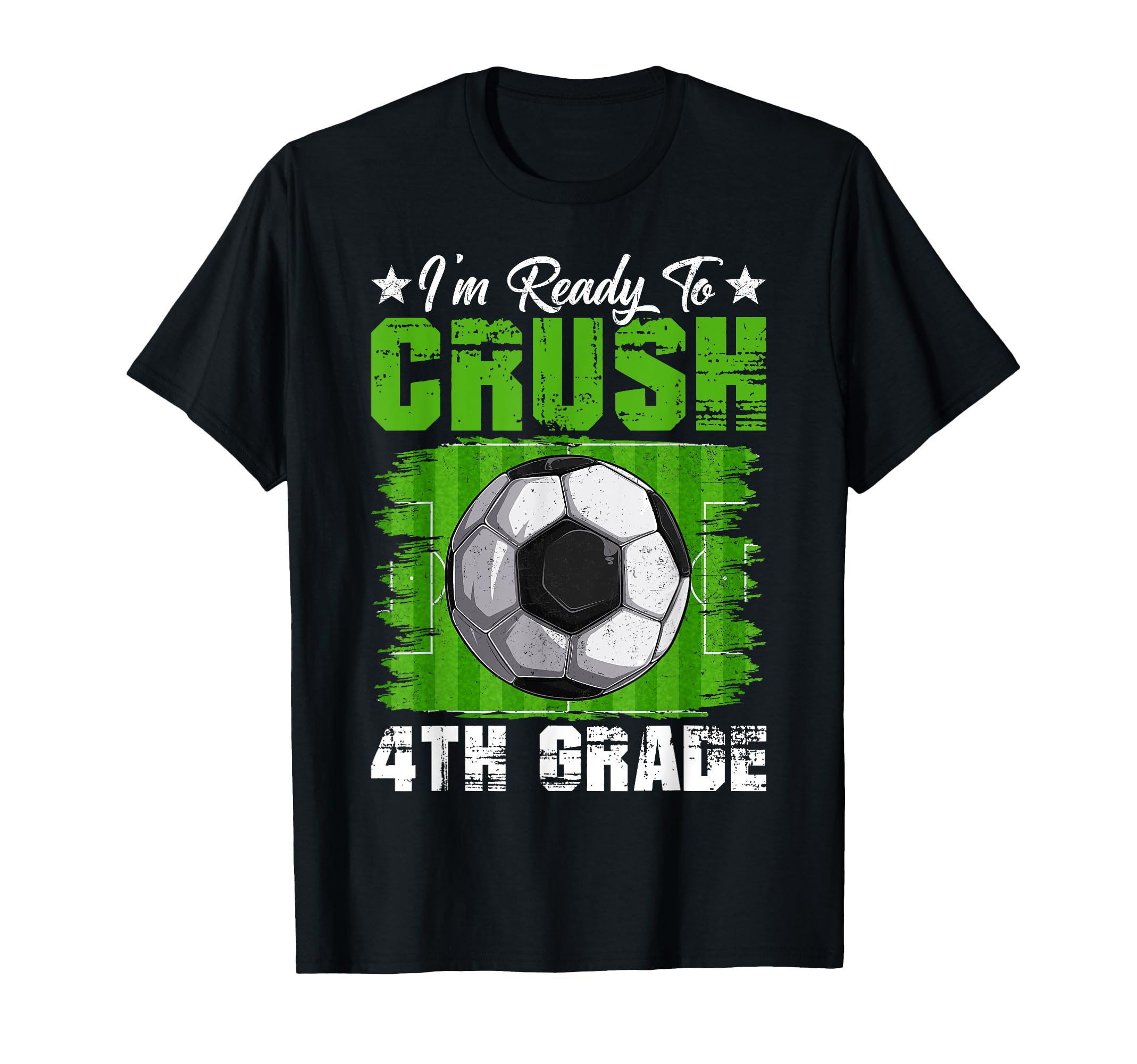Im Ready To Crush 4Th Grade Back To T-Shirt - Custom Art Print for Adults
