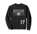 Number 17 Soccer Mom Mothers Day Sweatshirt - Aesthetic Graphic Men Women