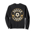 Soccer Legend Football Champion Badge Sweatshirt - Streetwear Style Unisex