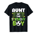 Soccer Aunt Birthday Party Soccer T-Shirt - Unique Graphic for Adults