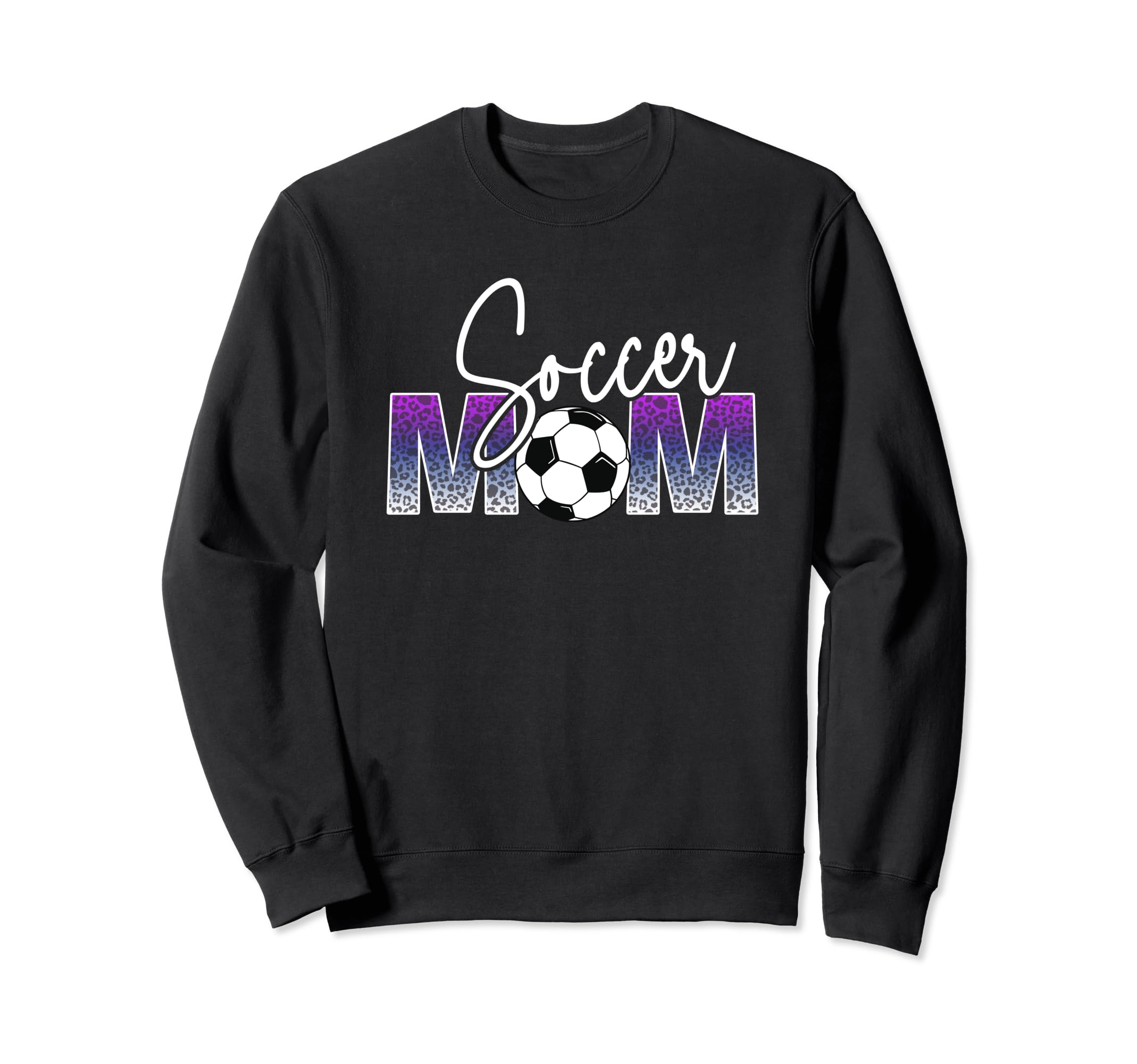 Soccer Mom Leopard Sweatshirt - Casual Everyday Wear Unisex