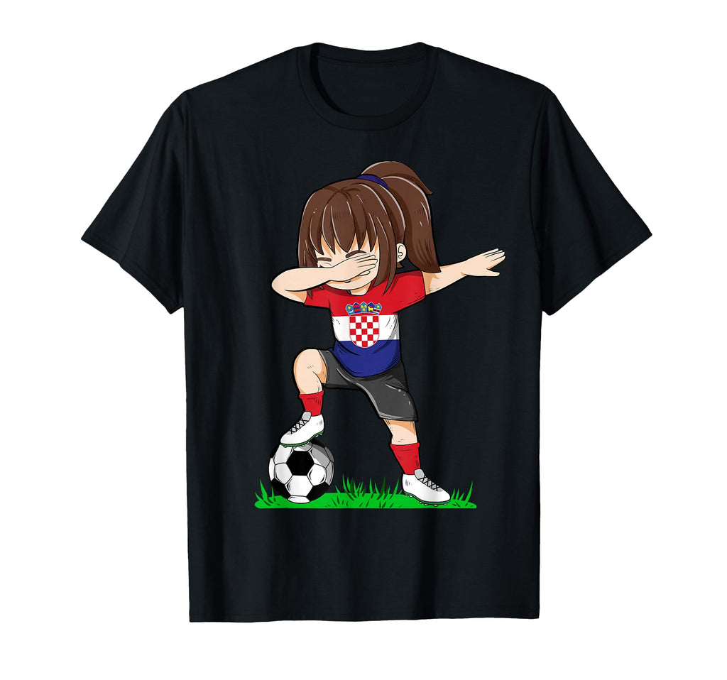 Soccer Croatia Jersey Croatian Flag T-Shirt - Trendy Graphic for Adults