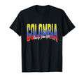 Colombian Flag Pride Colombia Soccer T-Shirt - Minimalist Print Men Women