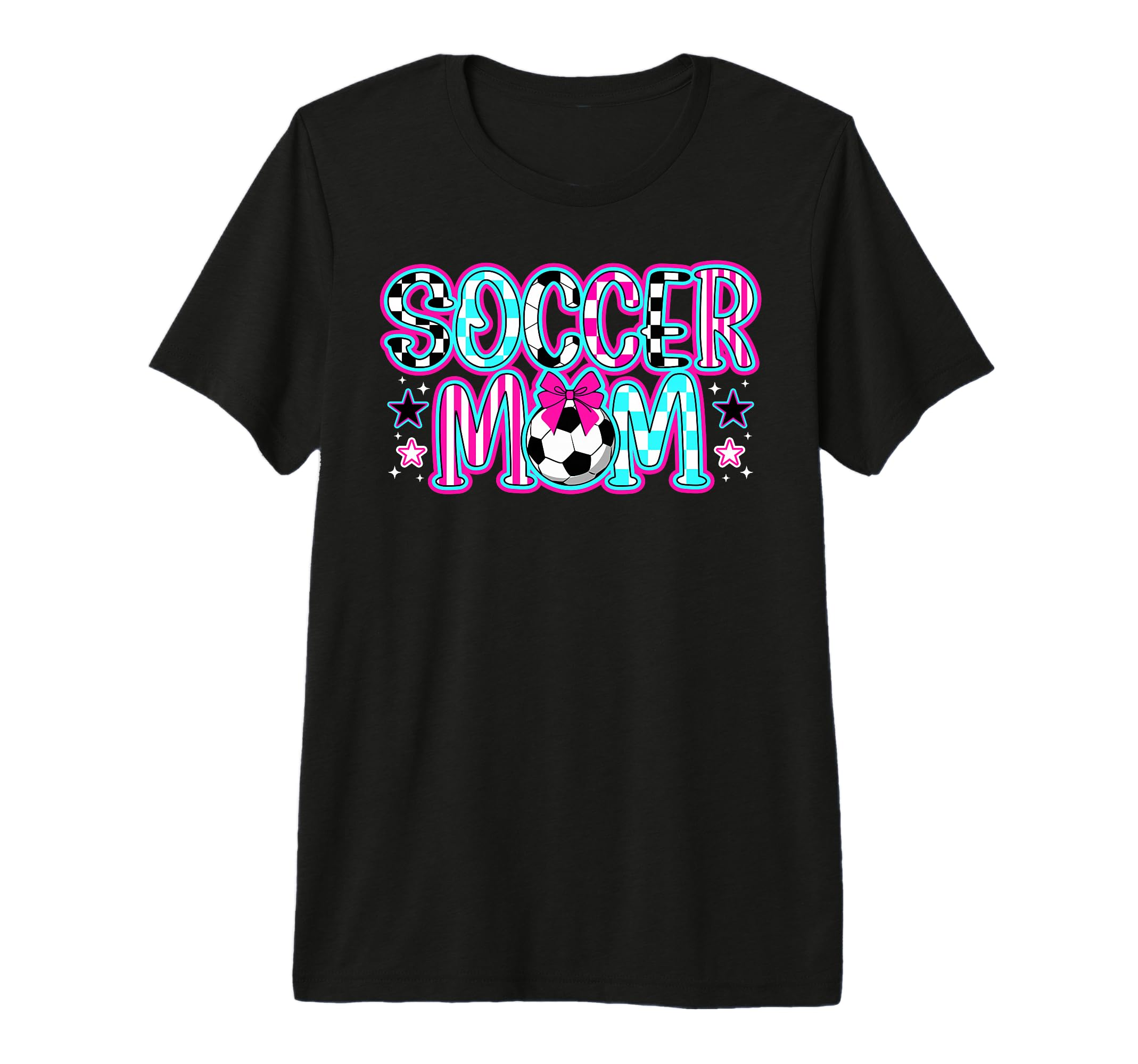 Soccer Mom Soccer Player Mama Coquette T-Shirt - Unique Graphic Unisex