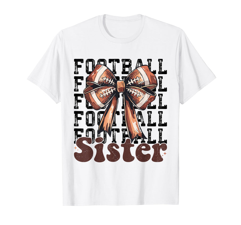 Coquette Bow American Football Game T-Shirt - Fun Novelty Design Unisex
