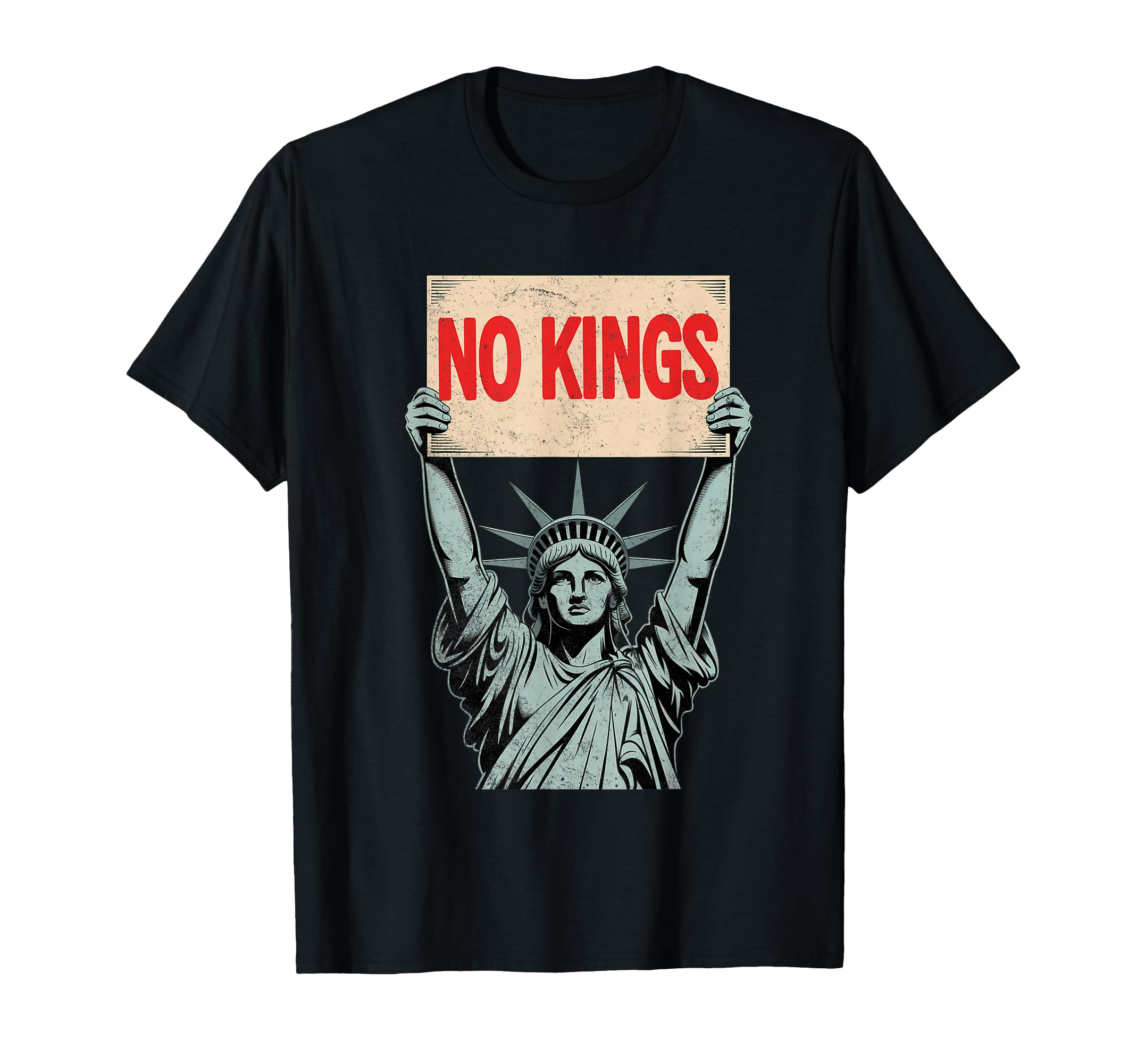 No Kings Statue Liberty Resist T-Shirt - Unique Graphic Unisex