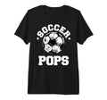 Mens Soccer Pops Soccer Ball Distressed T-Shirt - Novelty Apparel Unisex