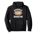 Double Digits Birthday Decorations 10 Hoodie - Custom Art Print for Adults
