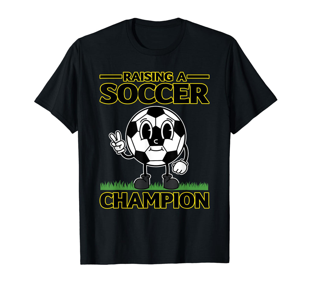 Raising Soccer Champion T-Shirt - Minimalist Print Unisex